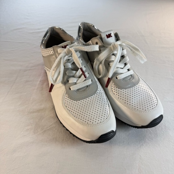 Michael Kors White and Gray Sneakers - Picture 1 of 11